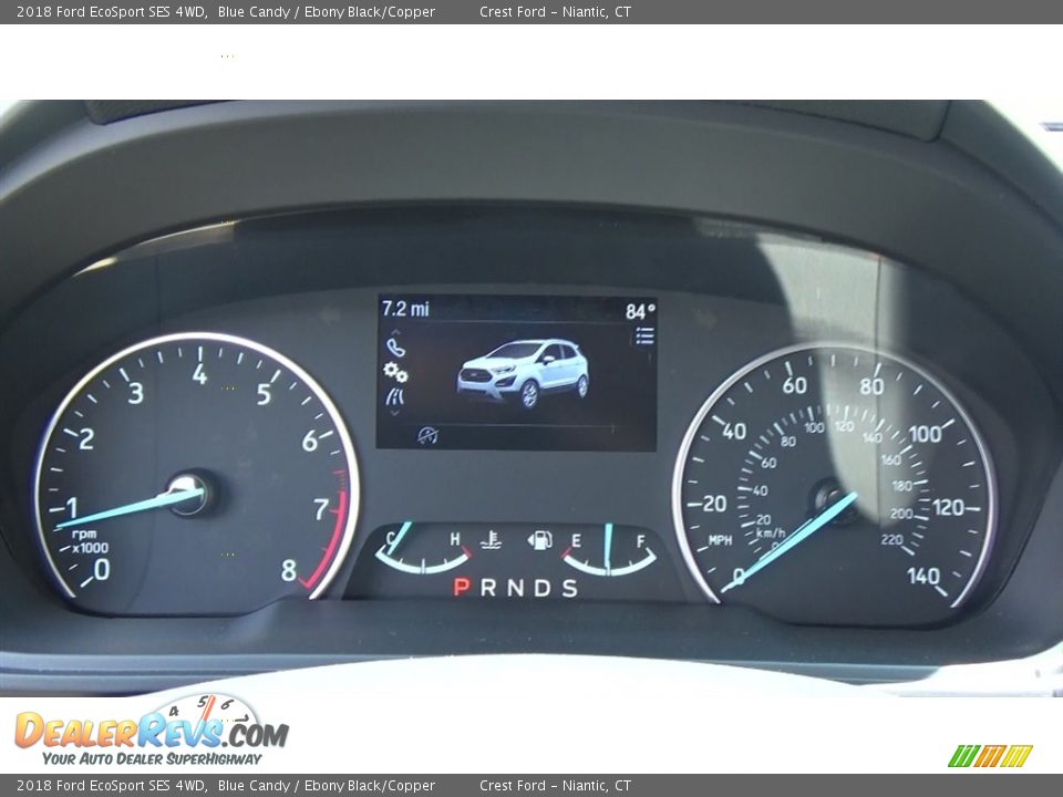 2018 Ford EcoSport SES 4WD Blue Candy / Ebony Black/Copper Photo #11