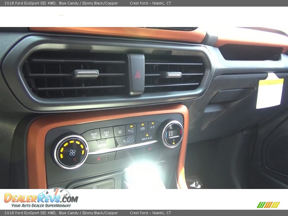 2018 Ford EcoSport SES 4WD Blue Candy / Ebony Black/Copper Photo #13