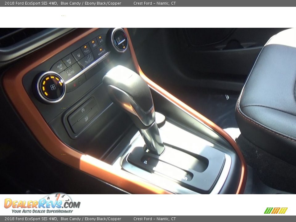 2018 Ford EcoSport SES 4WD Blue Candy / Ebony Black/Copper Photo #14