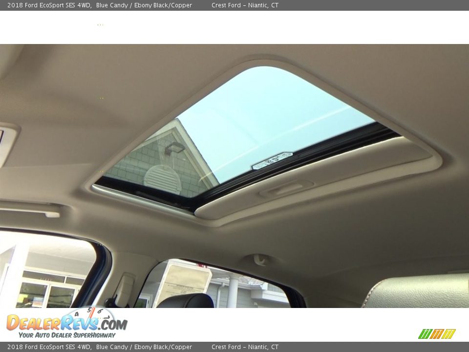 2018 Ford EcoSport SES 4WD Blue Candy / Ebony Black/Copper Photo #15