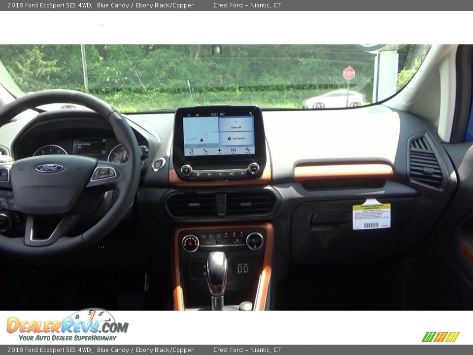 2018 Ford EcoSport SES 4WD Blue Candy / Ebony Black/Copper Photo #17
