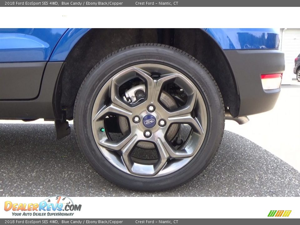 2018 Ford EcoSport SES 4WD Blue Candy / Ebony Black/Copper Photo #18