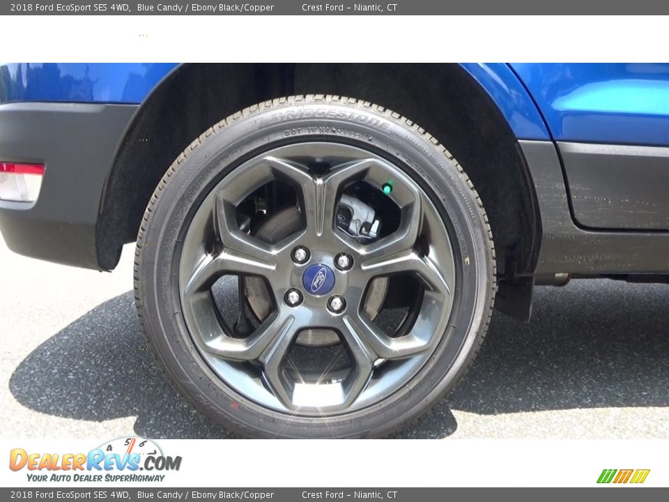2018 Ford EcoSport SES 4WD Blue Candy / Ebony Black/Copper Photo #20