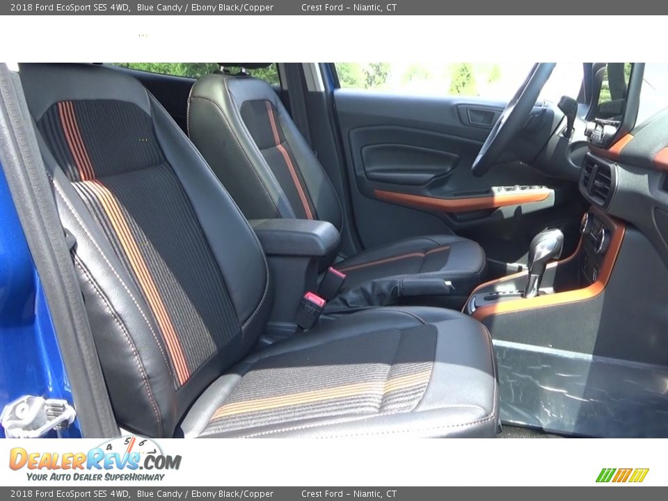 2018 Ford EcoSport SES 4WD Blue Candy / Ebony Black/Copper Photo #22