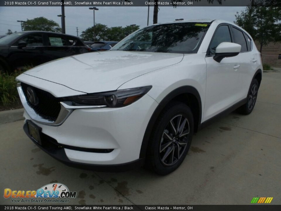 2018 Mazda CX-5 Grand Touring AWD Snowflake White Pearl Mica / Black Photo #1
