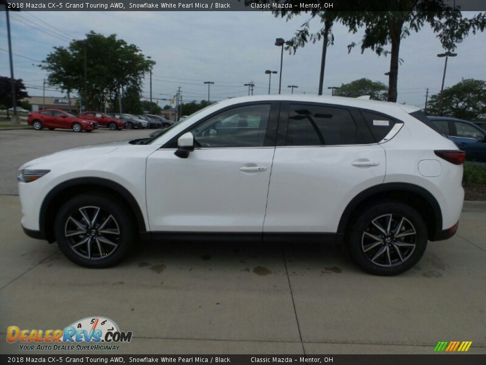 2018 Mazda CX-5 Grand Touring AWD Snowflake White Pearl Mica / Black Photo #2