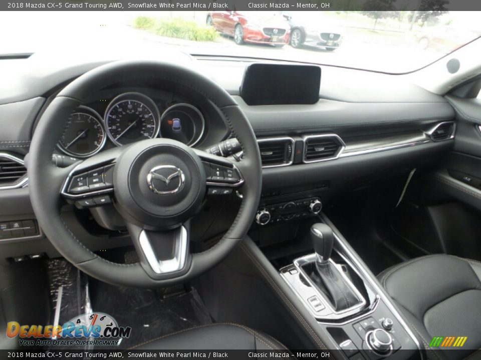 2018 Mazda CX-5 Grand Touring AWD Snowflake White Pearl Mica / Black Photo #3