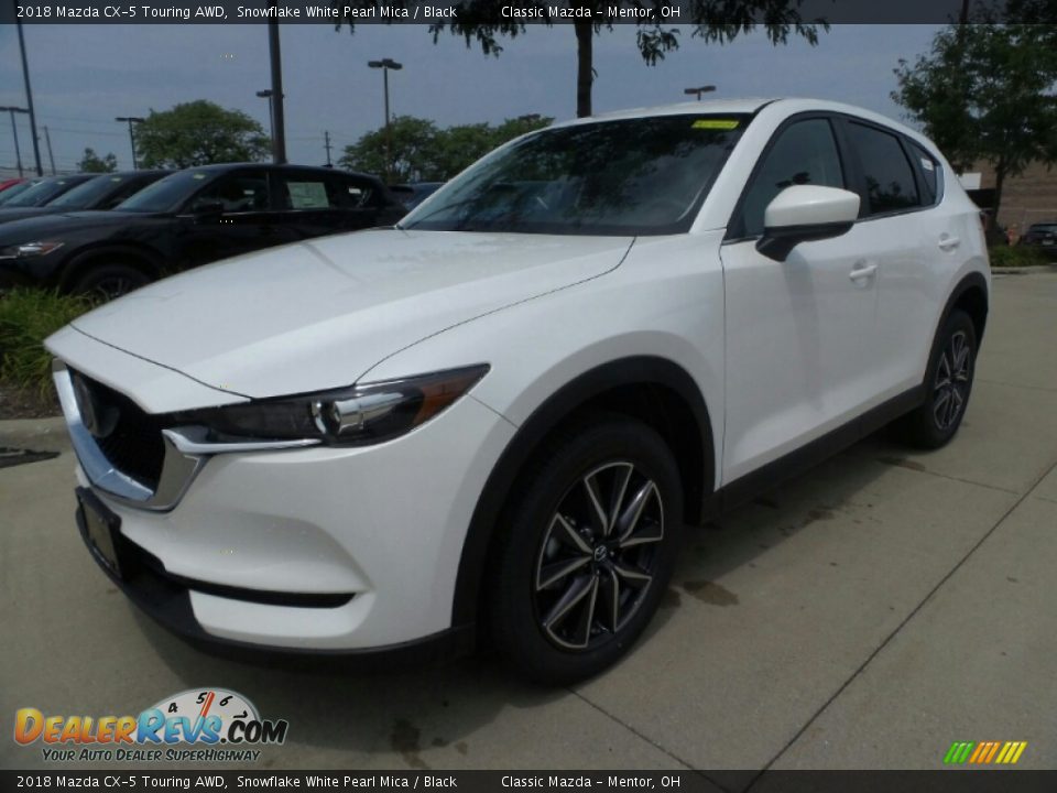 2018 Mazda CX-5 Touring AWD Snowflake White Pearl Mica / Black Photo #1