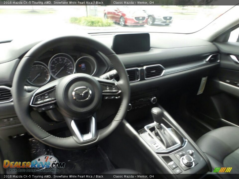 2018 Mazda CX-5 Touring AWD Snowflake White Pearl Mica / Black Photo #3