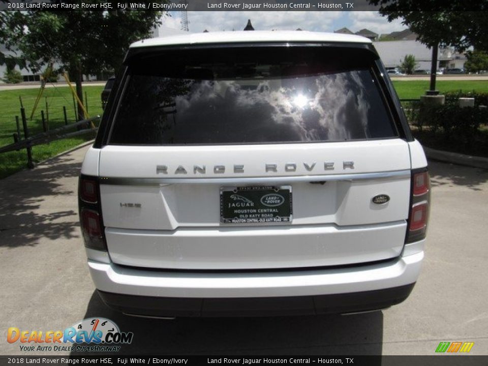 2018 Land Rover Range Rover HSE Fuji White / Ebony/Ivory Photo #8