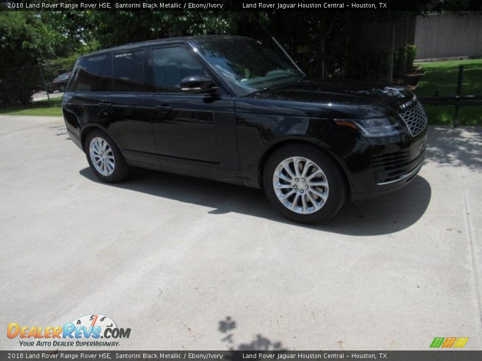 2018 Land Rover Range Rover HSE Santorini Black Metallic / Ebony/Ivory Photo #1