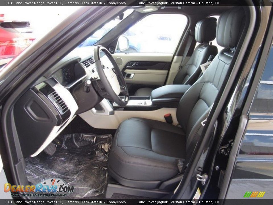 2018 Land Rover Range Rover HSE Santorini Black Metallic / Ebony/Ivory Photo #3