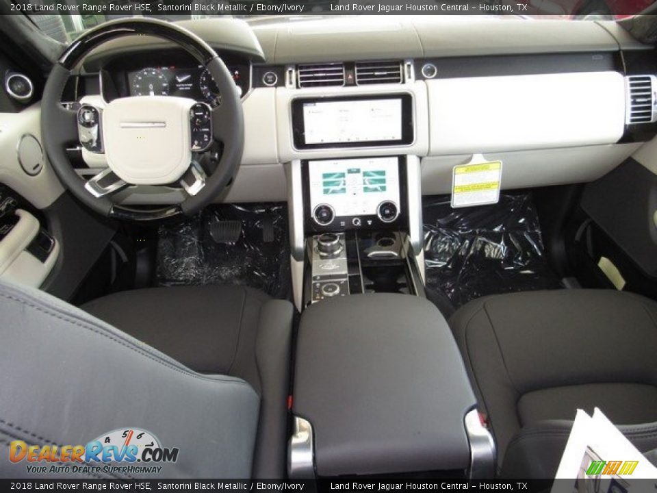 2018 Land Rover Range Rover HSE Santorini Black Metallic / Ebony/Ivory Photo #4