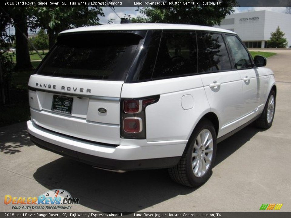 2018 Land Rover Range Rover HSE Fuji White / Espresso/Almond Photo #7