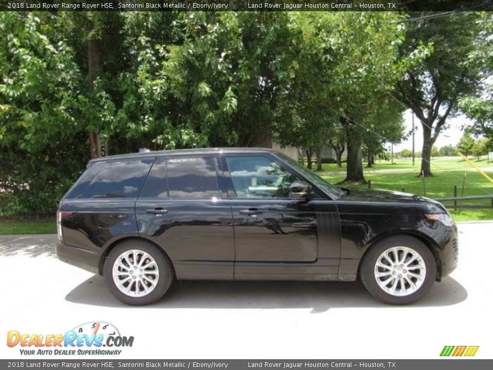 2018 Land Rover Range Rover HSE Santorini Black Metallic / Ebony/Ivory Photo #6