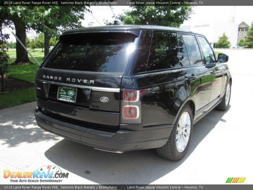 2018 Land Rover Range Rover HSE Santorini Black Metallic / Ebony/Ivory Photo #7