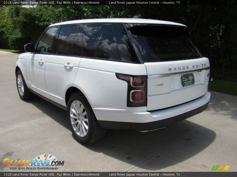 2018 Land Rover Range Rover HSE Fuji White / Espresso/Almond Photo #12