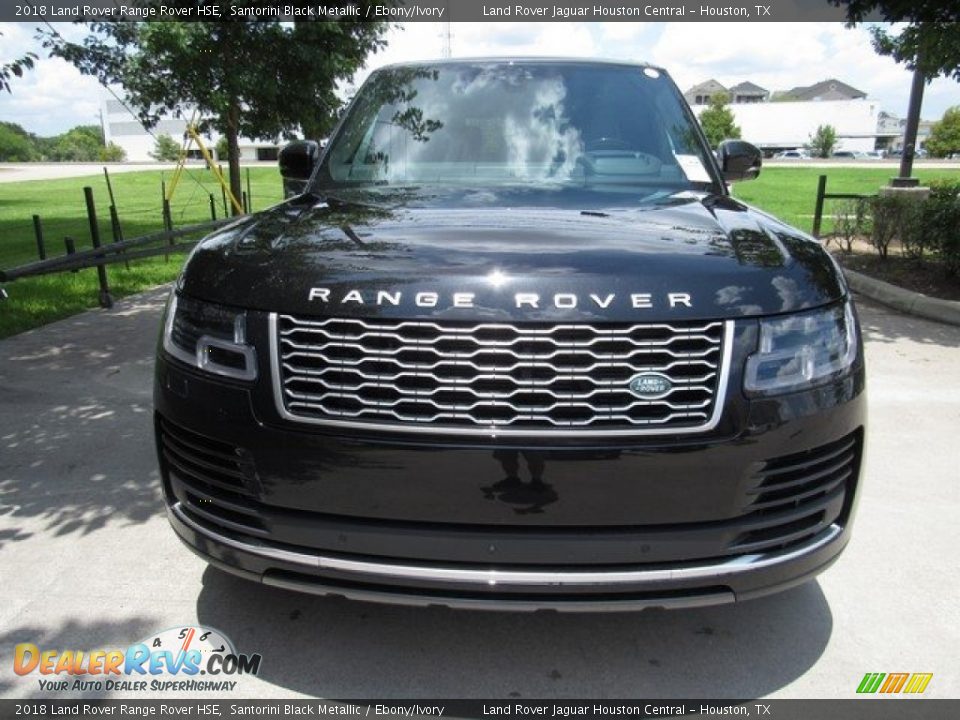 2018 Land Rover Range Rover HSE Santorini Black Metallic / Ebony/Ivory Photo #9
