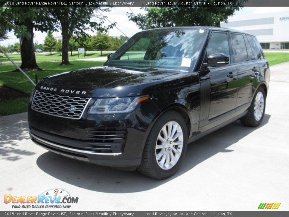 2018 Land Rover Range Rover HSE Santorini Black Metallic / Ebony/Ivory Photo #10
