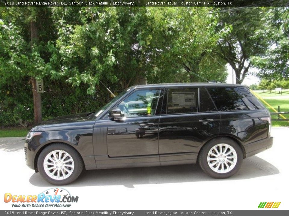 2018 Land Rover Range Rover HSE Santorini Black Metallic / Ebony/Ivory Photo #11