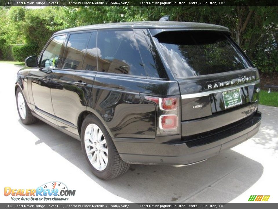 2018 Land Rover Range Rover HSE Santorini Black Metallic / Ebony/Ivory Photo #12