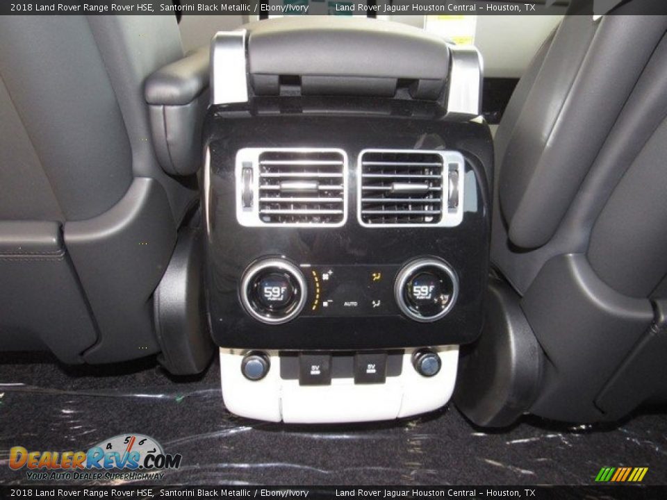 2018 Land Rover Range Rover HSE Santorini Black Metallic / Ebony/Ivory Photo #16