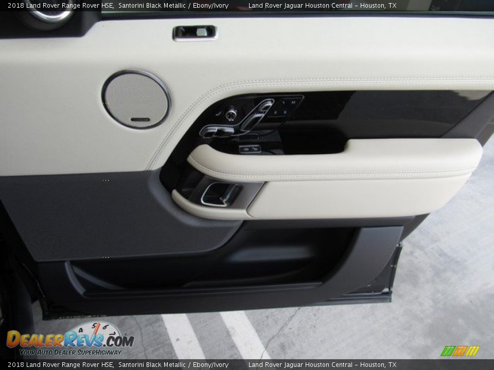 2018 Land Rover Range Rover HSE Santorini Black Metallic / Ebony/Ivory Photo #19