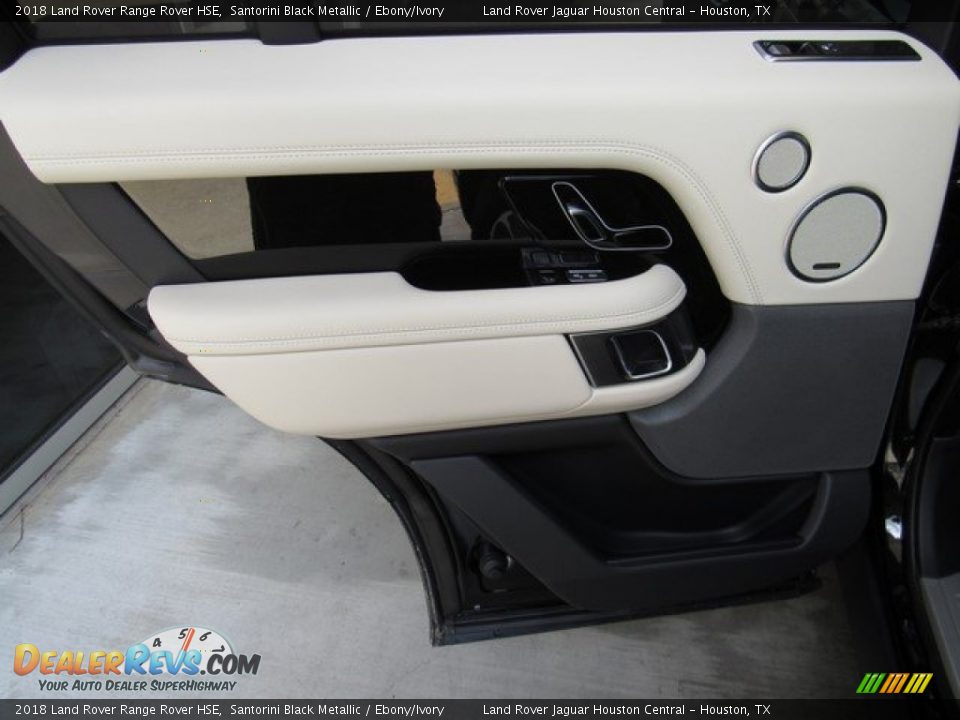 2018 Land Rover Range Rover HSE Santorini Black Metallic / Ebony/Ivory Photo #24