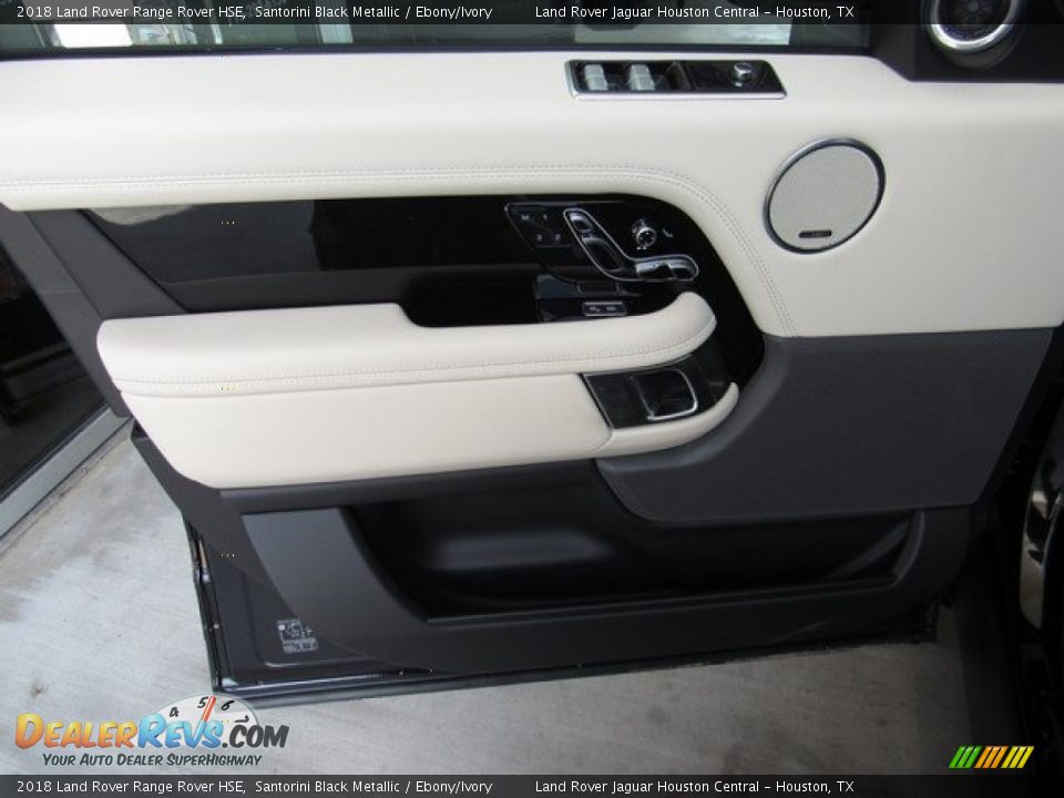 2018 Land Rover Range Rover HSE Santorini Black Metallic / Ebony/Ivory Photo #25
