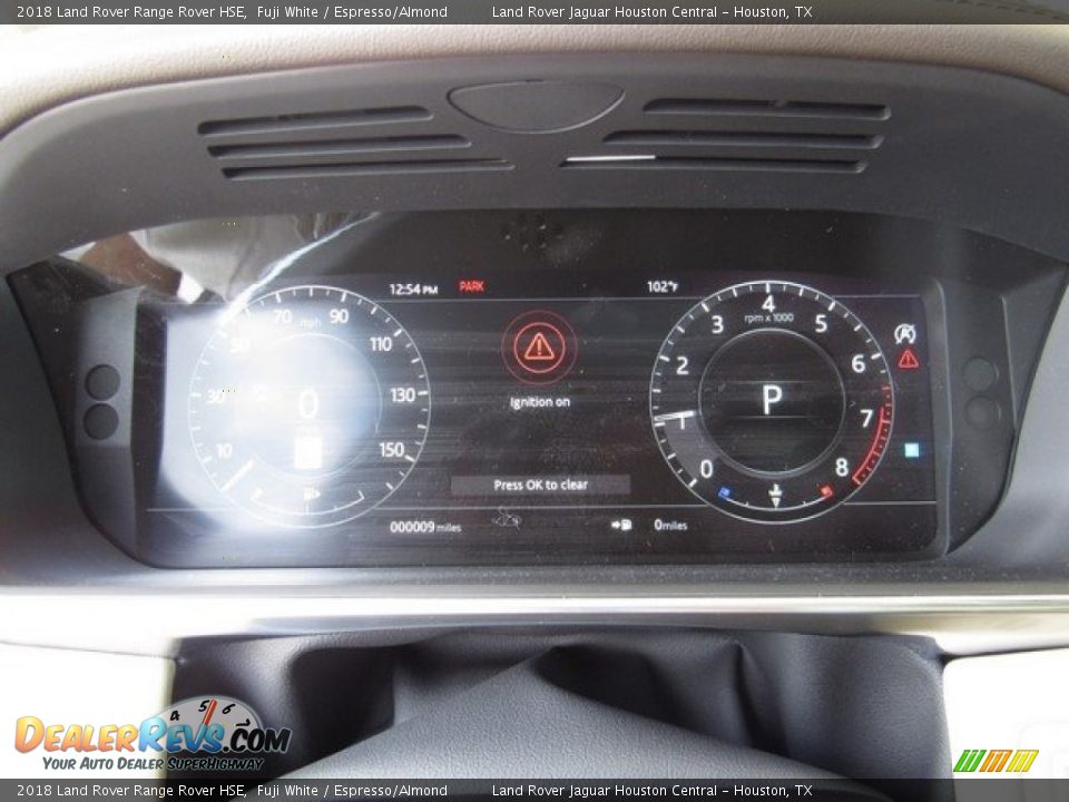 2018 Land Rover Range Rover HSE Fuji White / Espresso/Almond Photo #32