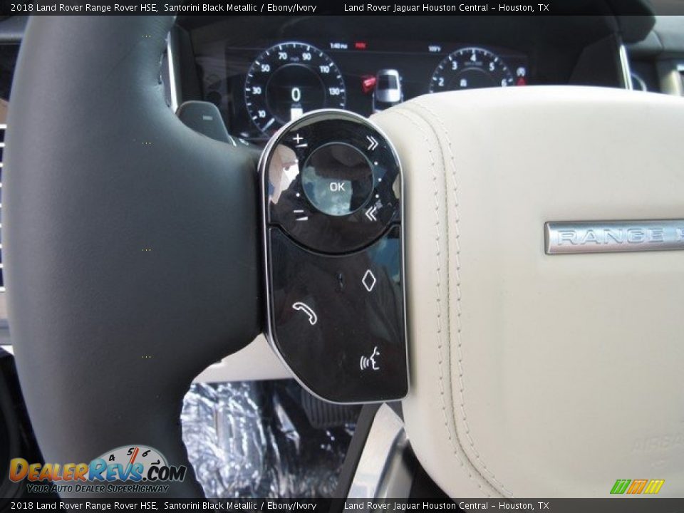 2018 Land Rover Range Rover HSE Santorini Black Metallic / Ebony/Ivory Photo #29