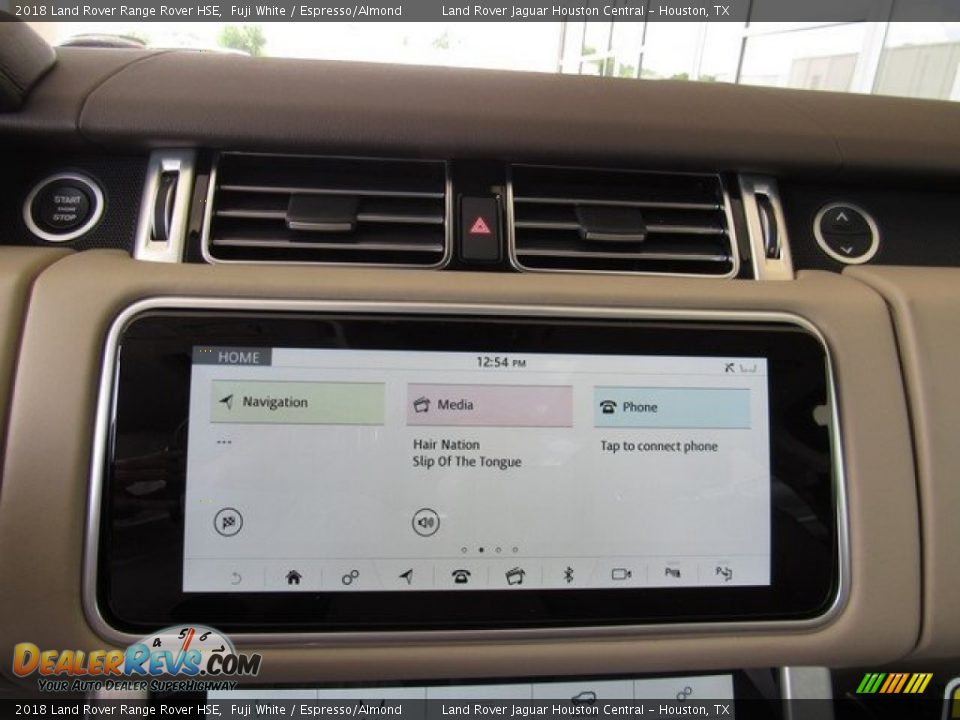 2018 Land Rover Range Rover HSE Fuji White / Espresso/Almond Photo #33