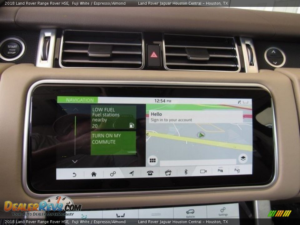 2018 Land Rover Range Rover HSE Fuji White / Espresso/Almond Photo #34