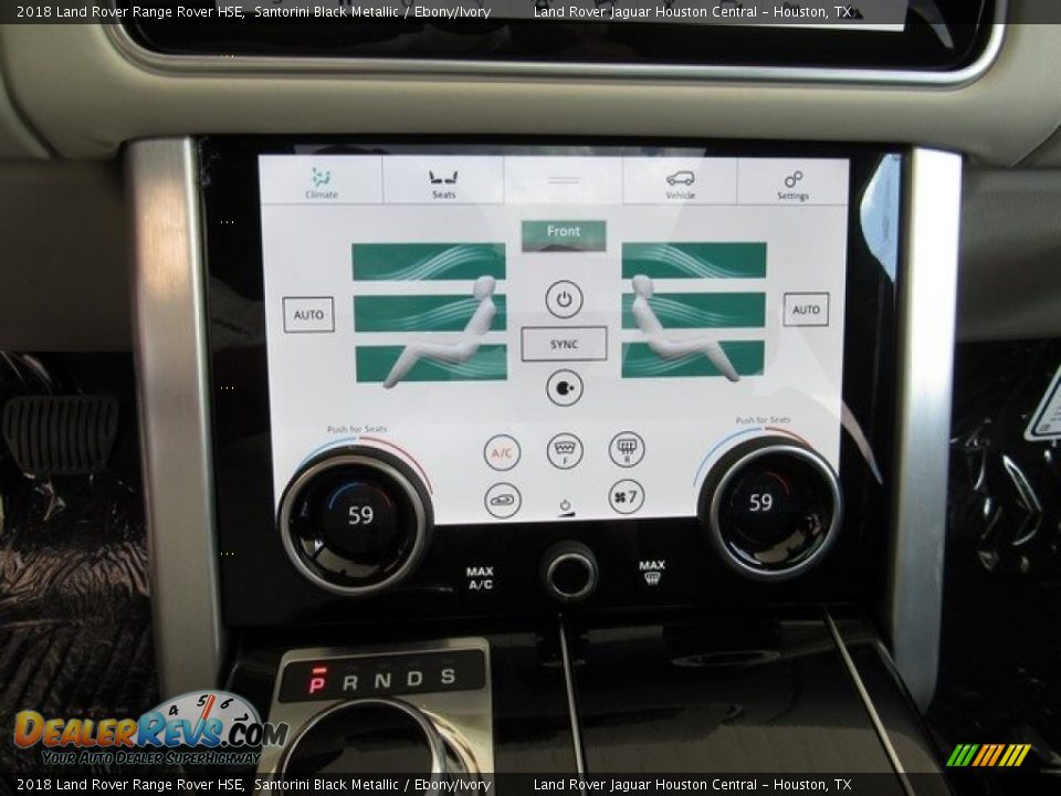 2018 Land Rover Range Rover HSE Santorini Black Metallic / Ebony/Ivory Photo #35
