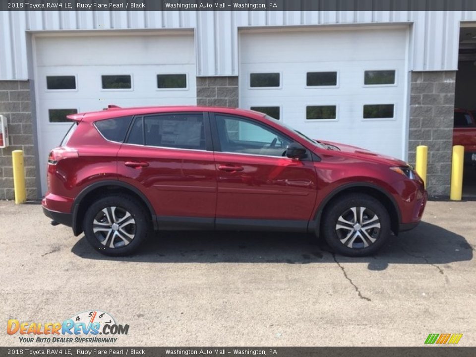 2018 Toyota RAV4 LE Ruby Flare Pearl / Black Photo #2