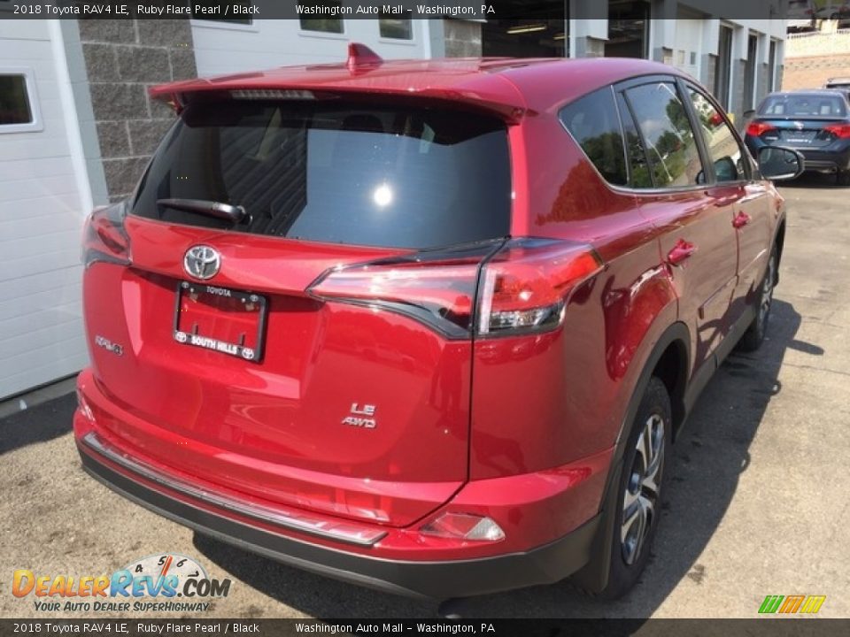 2018 Toyota RAV4 LE Ruby Flare Pearl / Black Photo #3