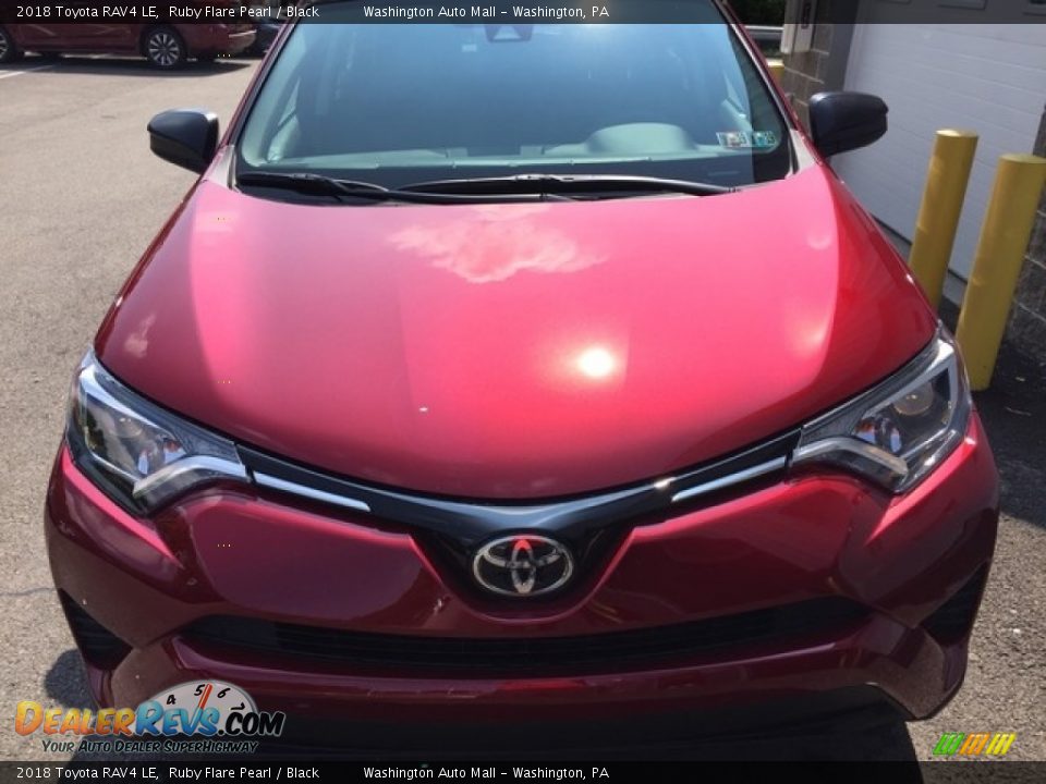 2018 Toyota RAV4 LE Ruby Flare Pearl / Black Photo #7