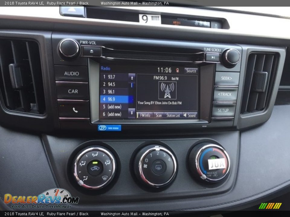 2018 Toyota RAV4 LE Ruby Flare Pearl / Black Photo #17
