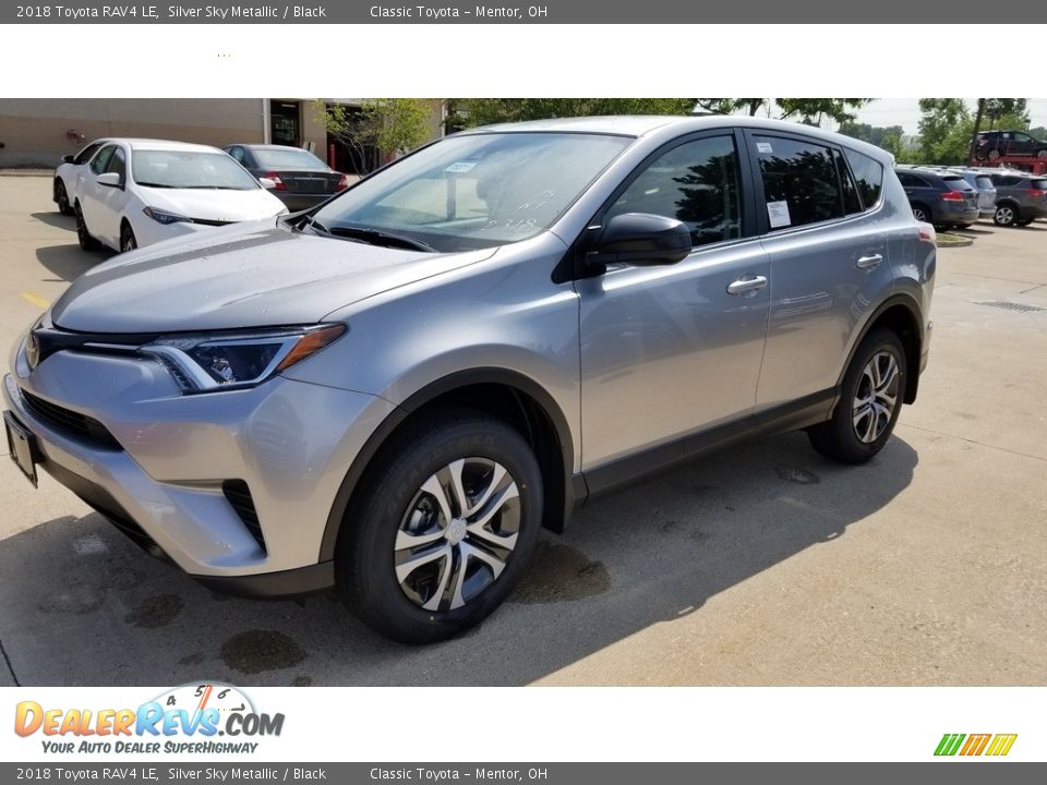 2018 Toyota RAV4 LE Silver Sky Metallic / Black Photo #1