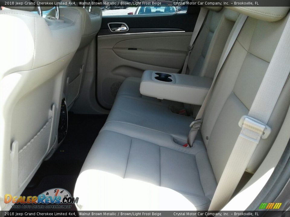 Rear Seat of 2018 Jeep Grand Cherokee Limited 4x4 Photo #10