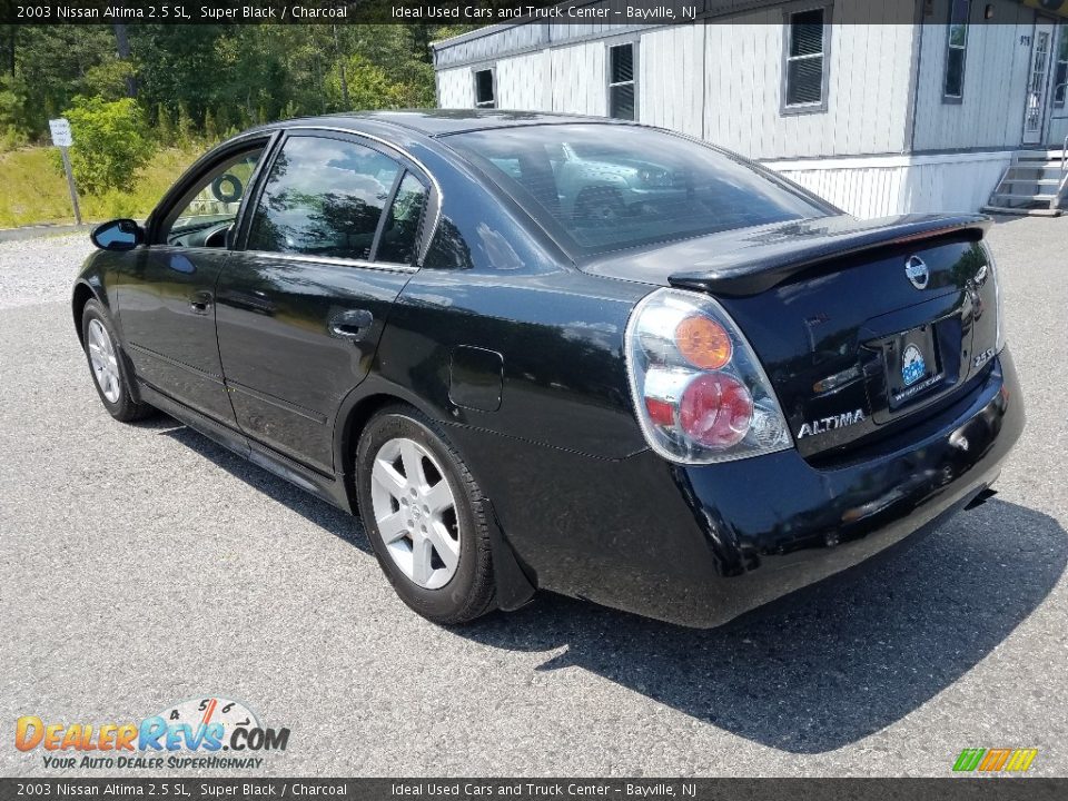 2003 Nissan Altima 2.5 SL Super Black / Charcoal Photo #2