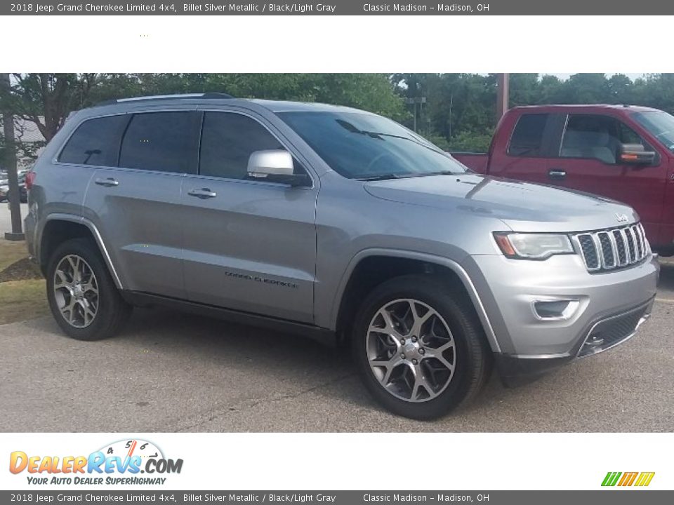 2018 Jeep Grand Cherokee Limited 4x4 Billet Silver Metallic / Black/Light Gray Photo #1