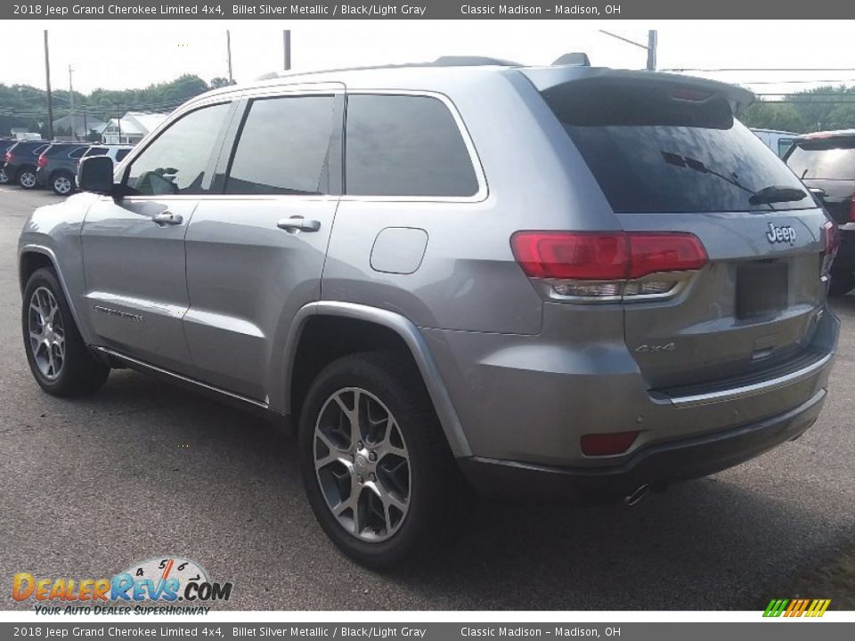 2018 Jeep Grand Cherokee Limited 4x4 Billet Silver Metallic / Black/Light Gray Photo #2