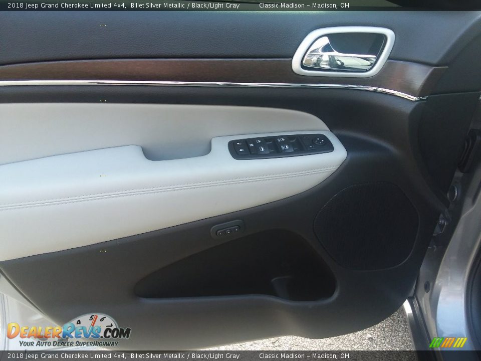 2018 Jeep Grand Cherokee Limited 4x4 Billet Silver Metallic / Black/Light Gray Photo #3