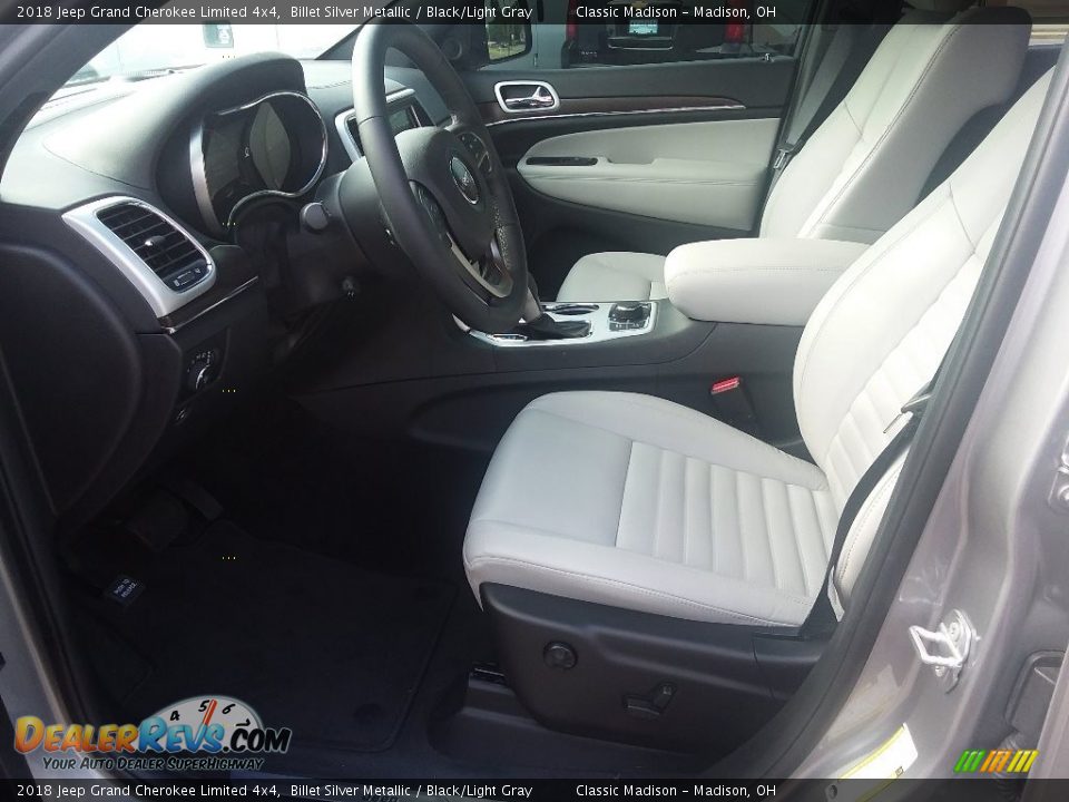 2018 Jeep Grand Cherokee Limited 4x4 Billet Silver Metallic / Black/Light Gray Photo #4