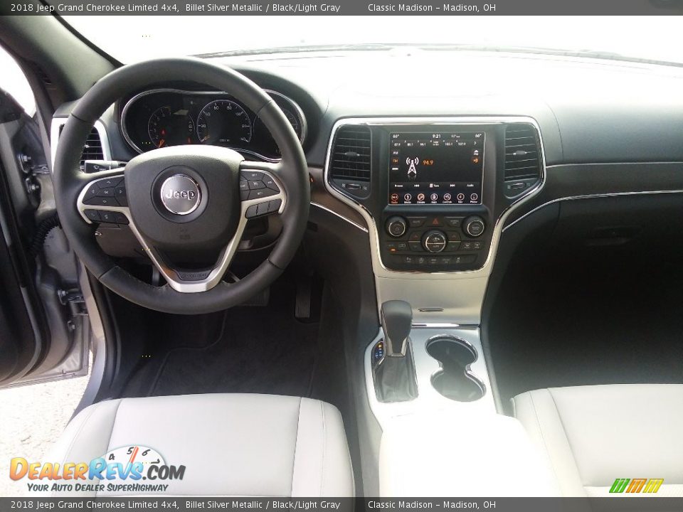 2018 Jeep Grand Cherokee Limited 4x4 Billet Silver Metallic / Black/Light Gray Photo #5
