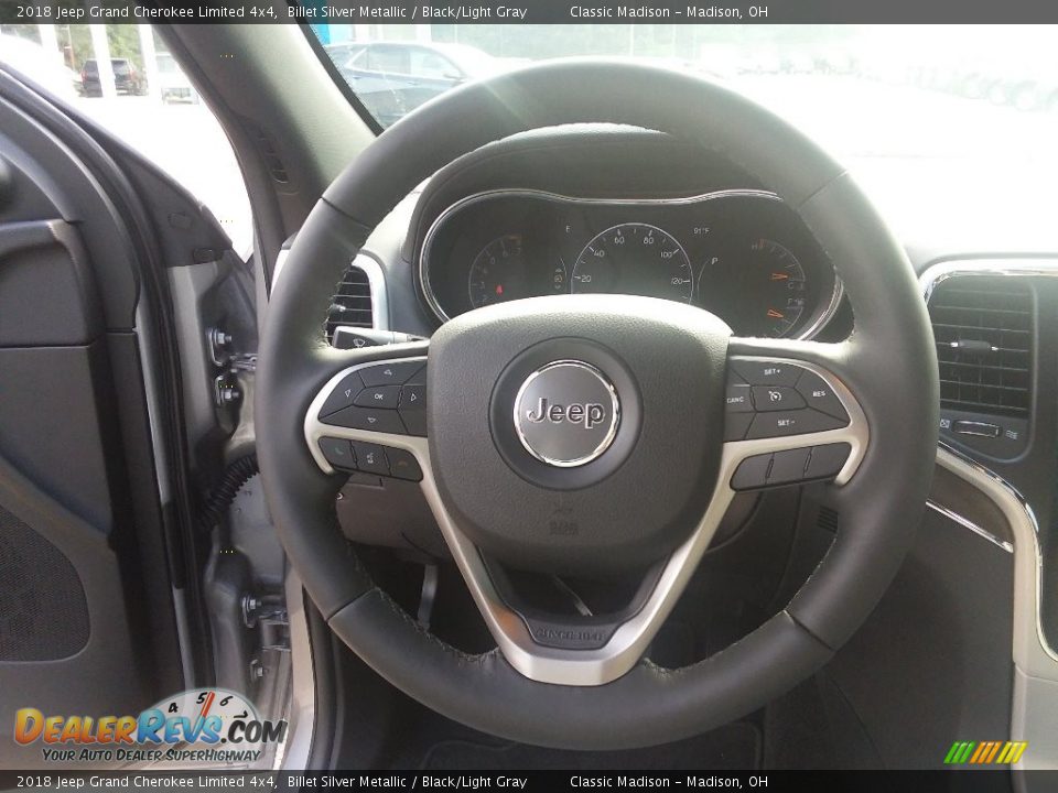 2018 Jeep Grand Cherokee Limited 4x4 Billet Silver Metallic / Black/Light Gray Photo #7