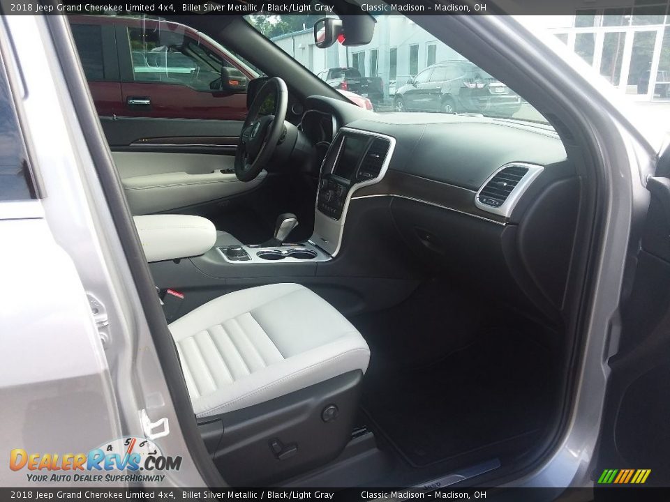 2018 Jeep Grand Cherokee Limited 4x4 Billet Silver Metallic / Black/Light Gray Photo #12