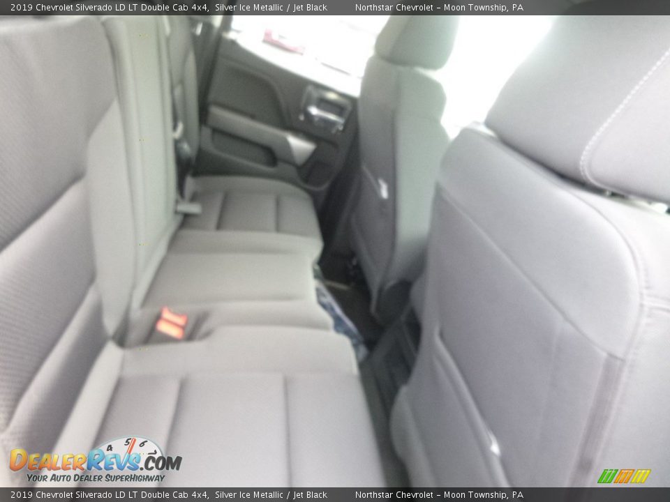 2019 Chevrolet Silverado LD LT Double Cab 4x4 Silver Ice Metallic / Jet Black Photo #12