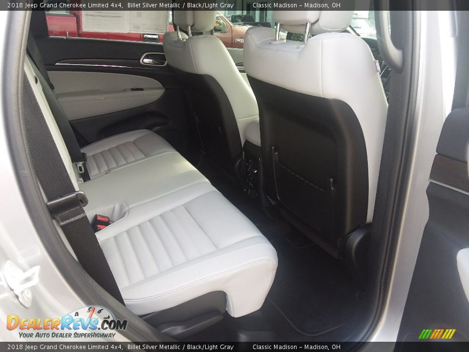 2018 Jeep Grand Cherokee Limited 4x4 Billet Silver Metallic / Black/Light Gray Photo #14